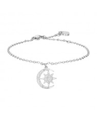 Luca Barra  BRACCIALE DONNA CON CRISTALLI BIANCHI