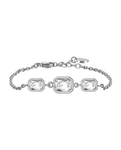 Luca Barra  BRACCIALE DONNA CON CRISTALLI BIANCHI