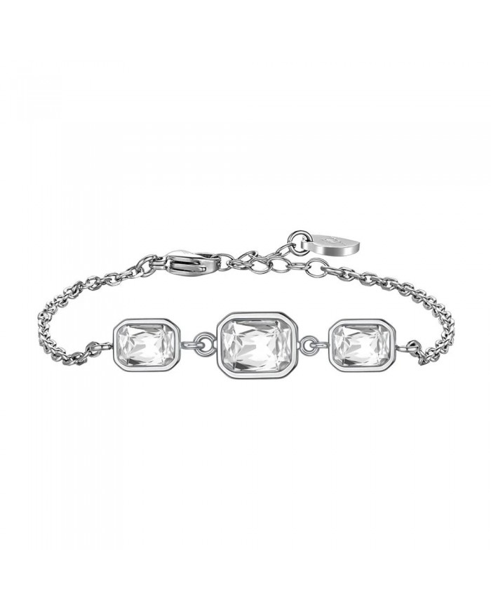 Luca Barra  BRACCIALE DONNA CON CRISTALLI BIANCHI