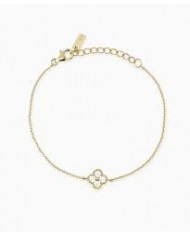 Mabina gioielliBracciale in argento 925/°°° dorato zirconi