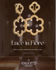 Orecchini in argento 925/°°° con perla  "scaramazza"Collezione Rosoni "Luce in Fiore"