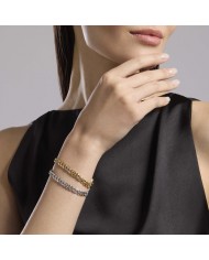 Bracciale in argento 925/°°° dorato zirconi