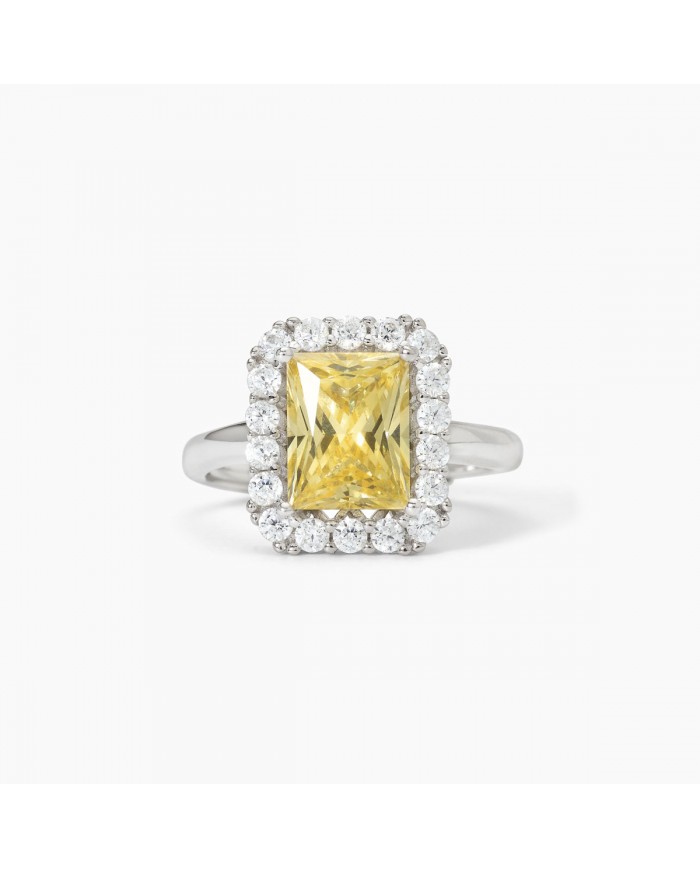 Mabina  Anello in argento 925/°°° zirconi