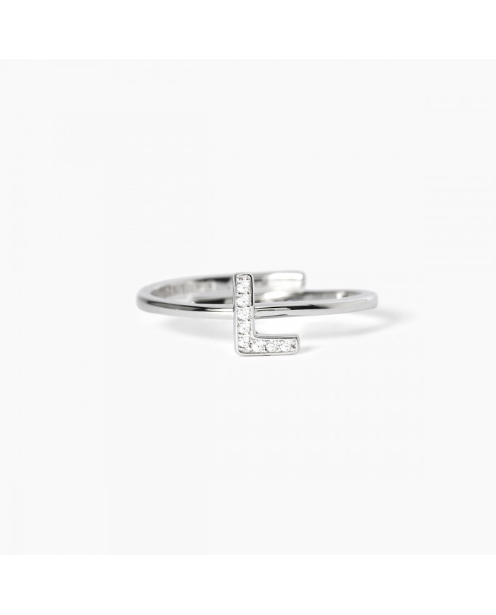 Mabina  ANELLO IN ARG 925/°° INIZIALI