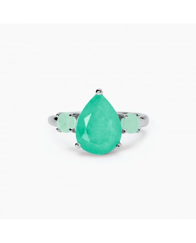 Mabina   Anello in argento 925/ººº glass cr rocca