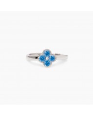 Mabina  Anello in argento 925/°°° tormalina sintetica