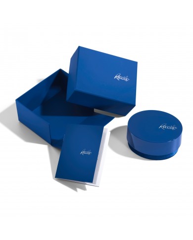 Anello Solitario RECARLO Pavè di diamanti Caratura 0,27