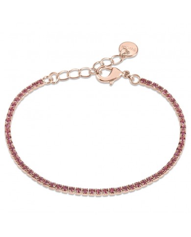 Stroili bracciale tennis acciaio e zirconi
