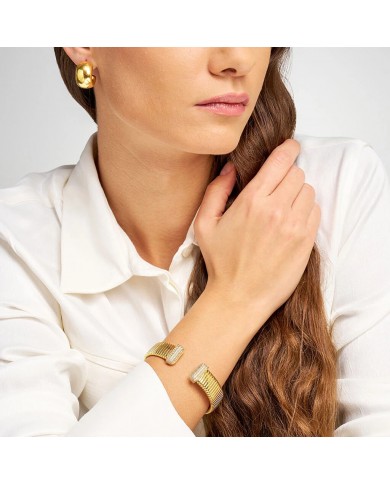 Stroili Bracciale Bangle acciaio   dorato