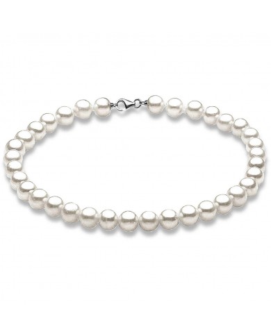 MIKIKO  BRACCIALE in oro 18K   Perla Fresh Water MIDUS 8-8,5