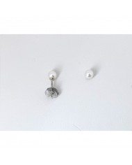 Mikiko  ORECCHINI in oro 18K Fresh Water    5,5-6 CHIUSURA ECO