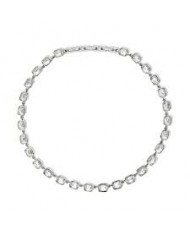 Girocollo in acciaio 316L cristalli