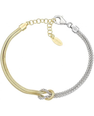 AMEN - Nodo d'amore  Bracciale in Argento 925°°°GOLD e rodiatura