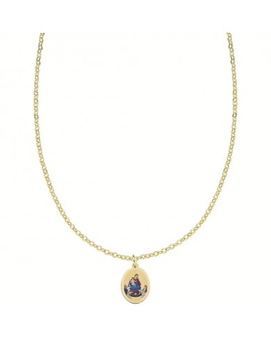 Amen - Collana in Argento 925 Madonna di Pompei