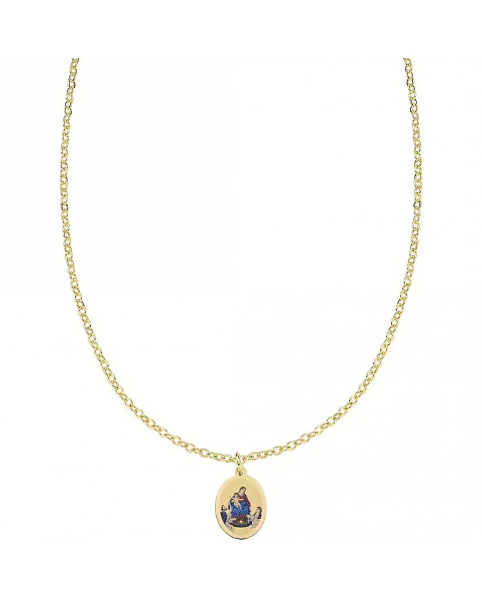 Amen - Collana in Argento 925 Madonna di Pompei