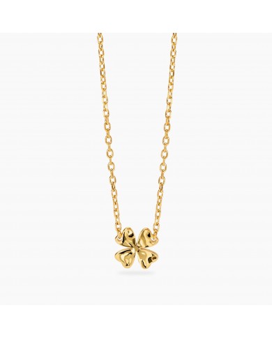 Girocollo in acciaio 316L PVD giallo