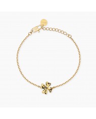 Kidult  Bracciale in acciaio 316L PVD giallo