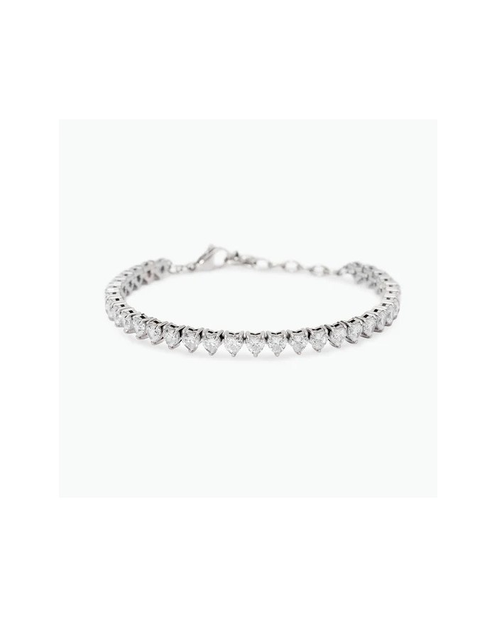 Kidult  Bracciale in acciaio 316L zirconi
