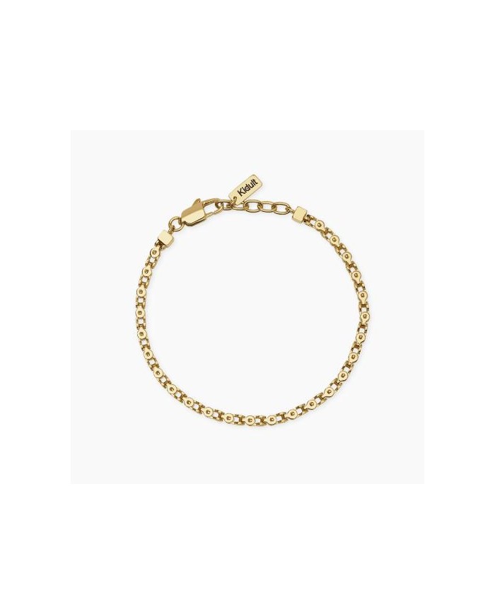 Kidult uomo   Bracciale in acciaio 316L PVD giallo