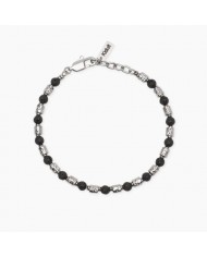 Kidult uomo   Bracciale in acciaio 316L sodalite