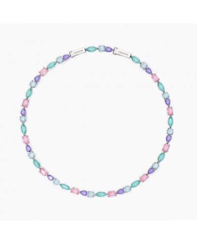 Mabina donna  Girocollo in argento 925/ººº glass   cristallo rocca