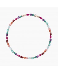 Mabina donna  Girocollo in argento 925/ººº rosato   glass cr rocca