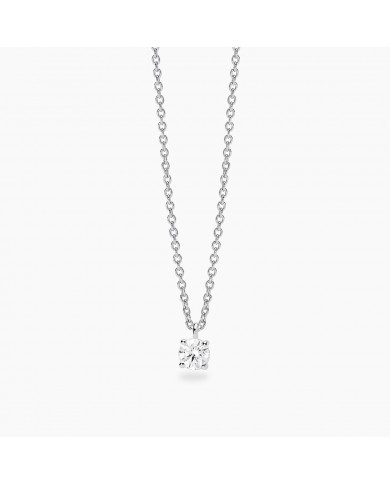 Mabina my diamond  Girocollo in argento 925/°°°  diamante  lab-grown