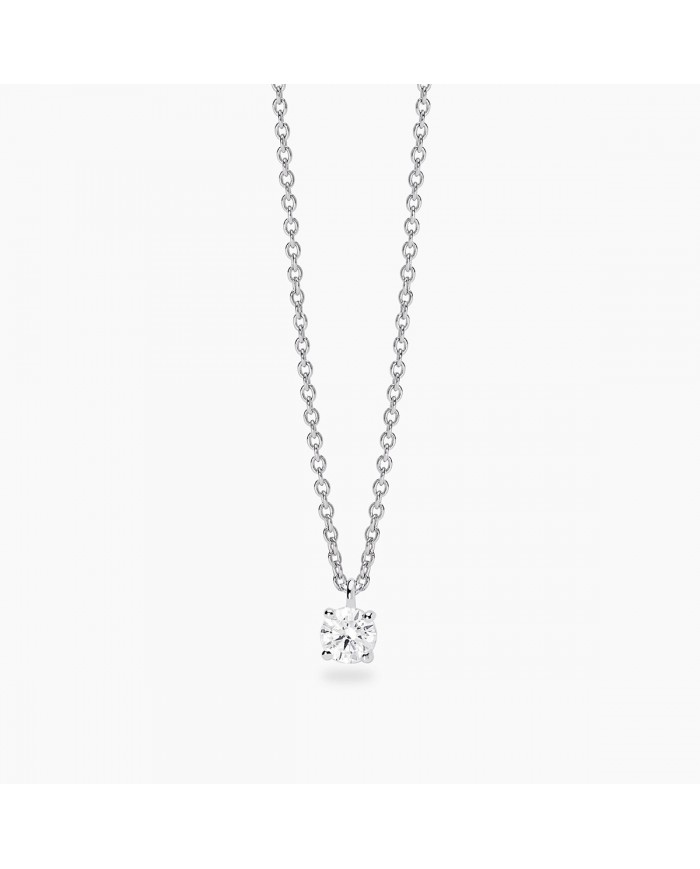 Mabina my diamond  Girocollo in argento 925/°°°  diamante  lab-grown
