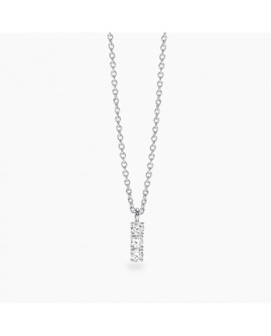 Mabina my diamond  Girocollo in argento 925/°°° diamanti    lab-grown