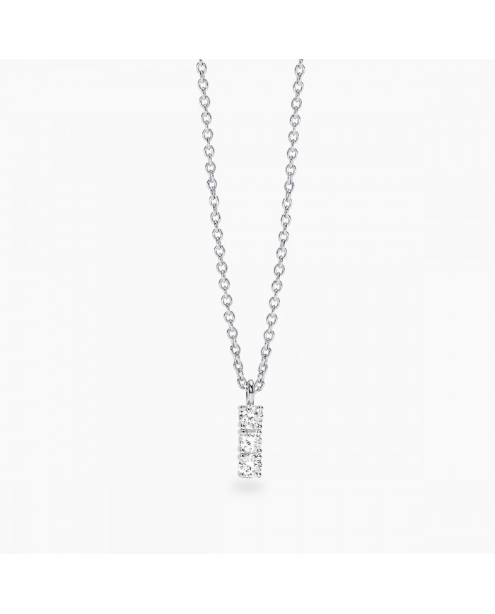 Mabina my diamond  Girocollo in argento 925/°°° diamanti    lab-grown