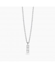 Mabina my diamond  Girocollo in argento 925/°°°  diamante  lab-grown