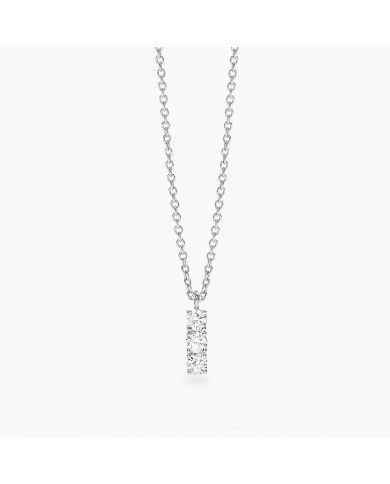 Mabina my diamond  Girocollo in argento 925/°°° diamanti   lab-grown