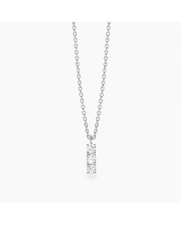 Mabina my diamond  Girocollo in argento 925/°°° diamanti   lab-grown