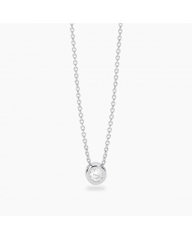 Mabina my diamond   Girocollo in argento 925/°°° diamanti    lab-grown
