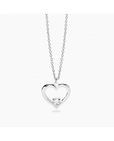 Mabina my diamond Girocollo in argento 925/°°° diamanti   lab-grown