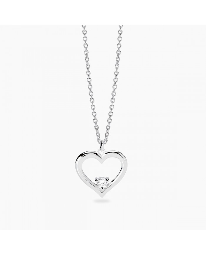 Mabina my diamond Girocollo in argento 925/°°° diamanti   lab-grown