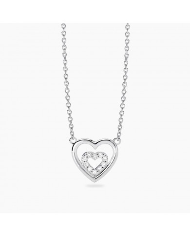 Mabina my diamond   Girocollo in argento 925/°°° diamanti   lab-grown