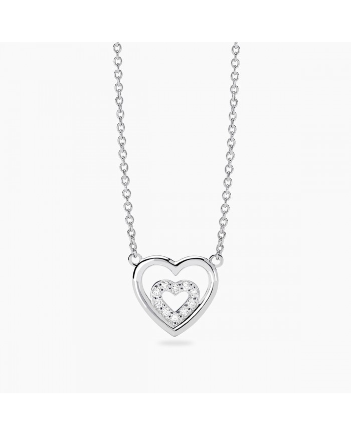 Mabina my diamond   Girocollo in argento 925/°°° diamanti   lab-grown