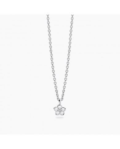 Mabina my diamond  Girocollo in argento 925/°°° diamanti   lab-grown