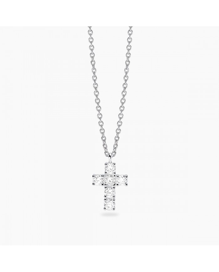 Mabina my diamond  Girocollo in argento 925/°°° diamanti   lab-grown