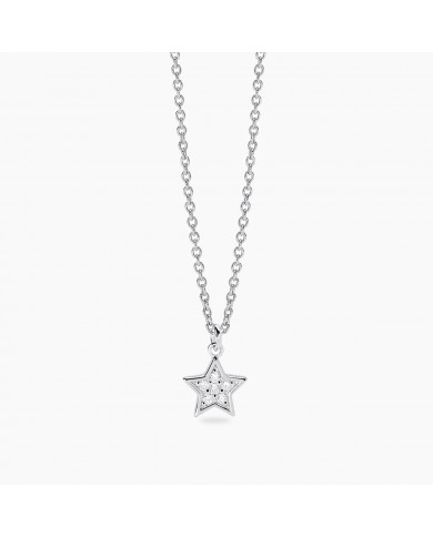 Mabina my diamond  Girocollo in argento 925/°°° diamanti   lab-grown