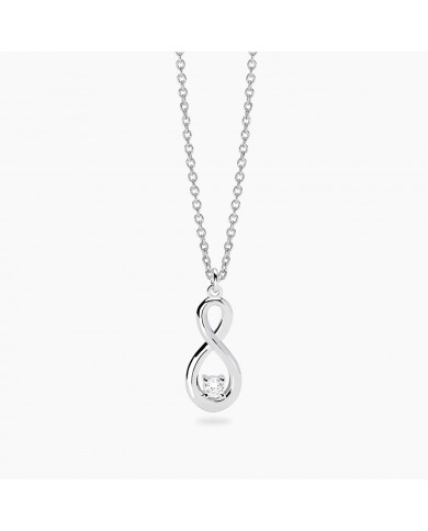 Mabina my diamond  Girocollo in argento 925/°°° diamanti   lab-grown
