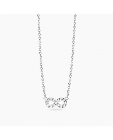 Mabina my diamond  Girocollo in argento 925/°°° diamanti   lab-grown