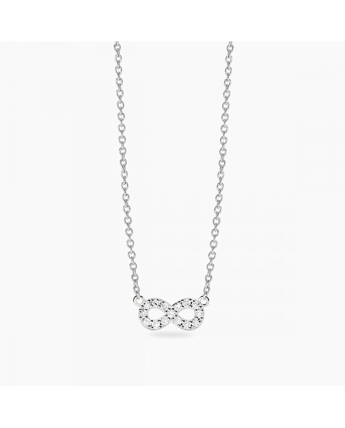 Mabina my diamond  Girocollo in argento 925/°°° diamanti   lab-grown