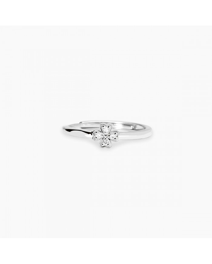 Mabina my diamond   Anello in argento 925/°°° diamanti    lab-grown
