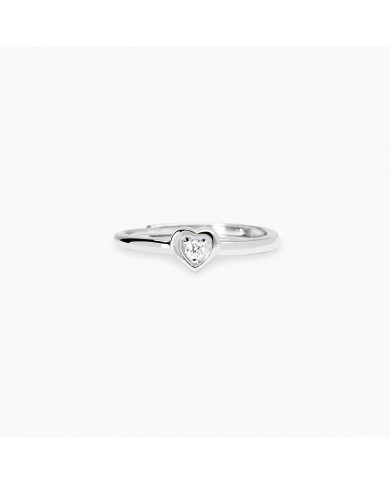 Mabina my diamond  Anello in argento 925/°°° diamanti   lab-grown