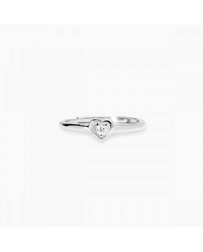 Mabina my diamond  Anello in argento 925/°°° diamanti   lab-grown