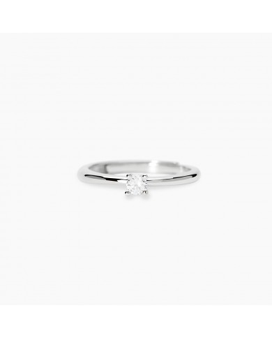 Mabina my diamond  Anello in argento 925/°°° diamanti   lab-grown