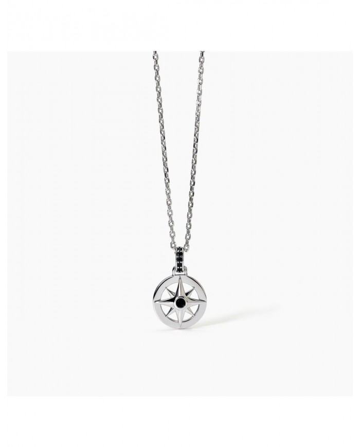 Mabina Uomo  Collana in argento 925/°°°  e zirconi