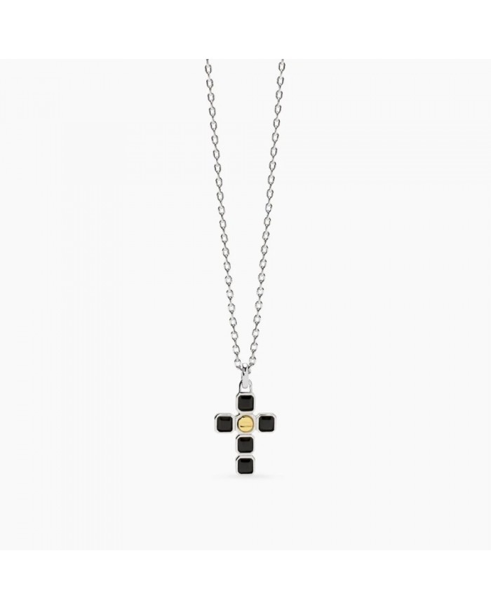 Mabina Uomo  Collana in argento 925/°°° zirconi